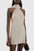 Dominica Sleeveless Scarf Mini Dress